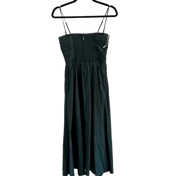 NEW Reformation Lissa Dress Forest Green Size 4 - Picture 6 of 8